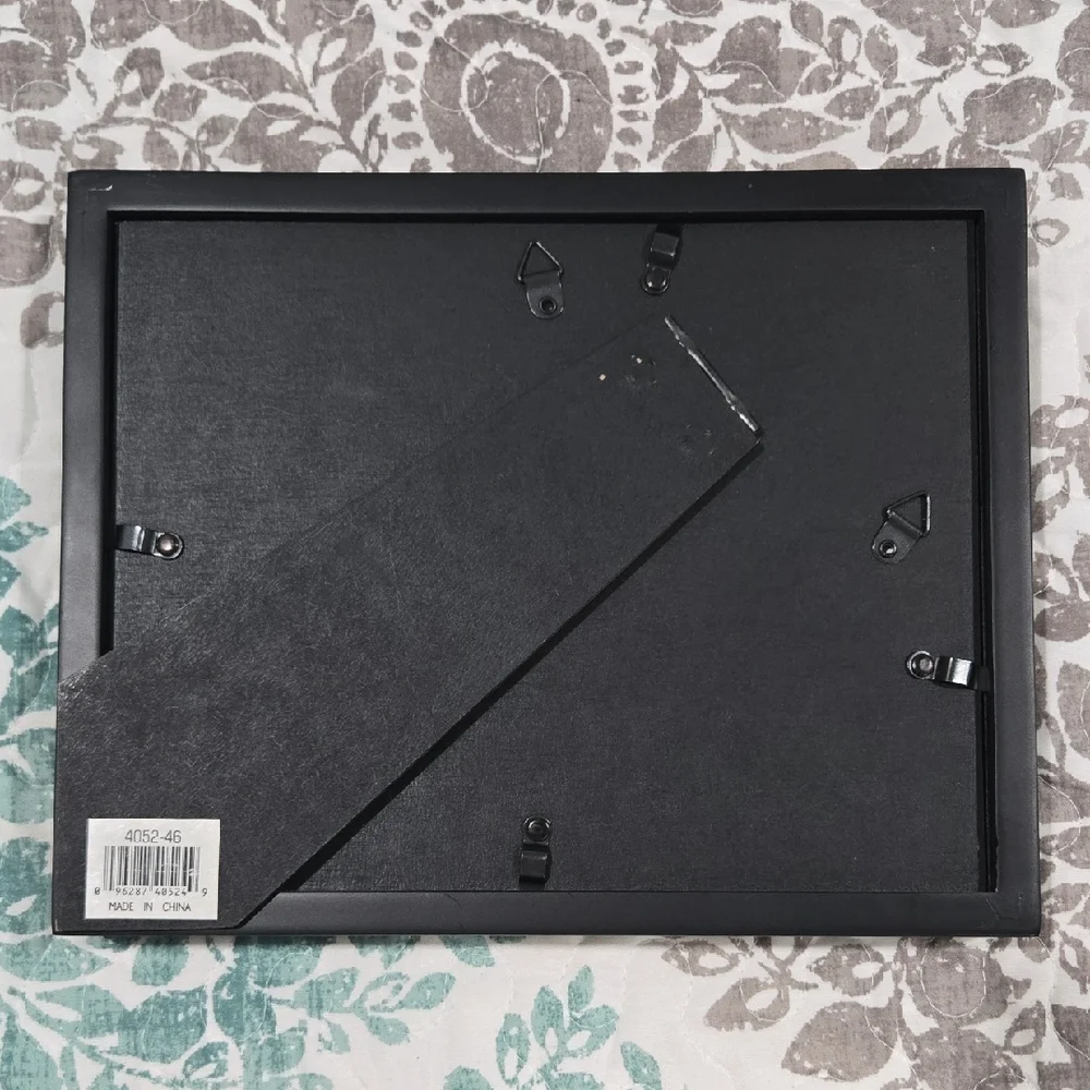 Malden Black and White Dog Frame